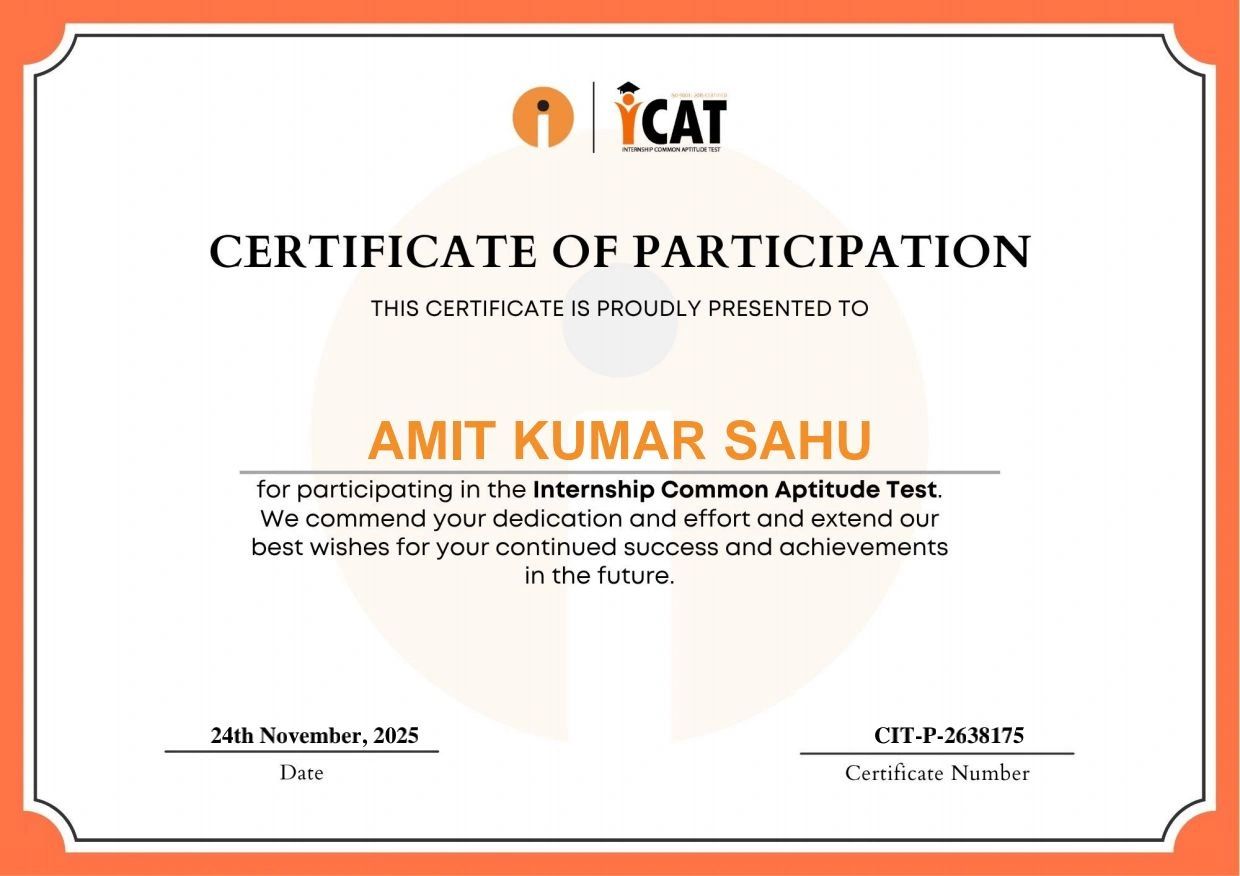 Internship Common Aptitude Test